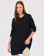 Scl Kadın Oversize Uzun Kol Midi Bluz - Minimalist Stil