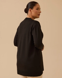 büyük beden desenli basic triko tunik Gala-Xi