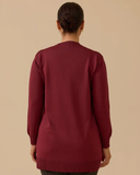 büyük beden desenli basic triko tunik Gala-Xi