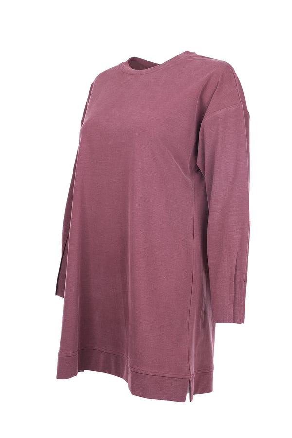On Kadın Oversize Uzun Kol Midi Tunik - Rahat ve Şık