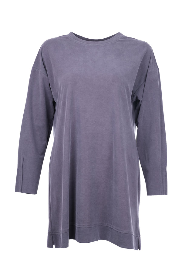 On Kadın Oversize Uzun Kol Midi Tunik - Rahat ve Şık