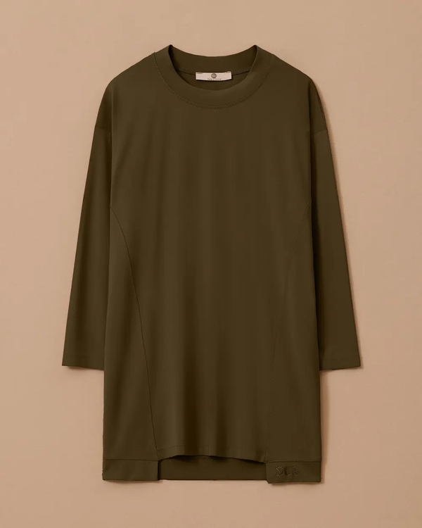 sıfır yaka basic tunik Scl