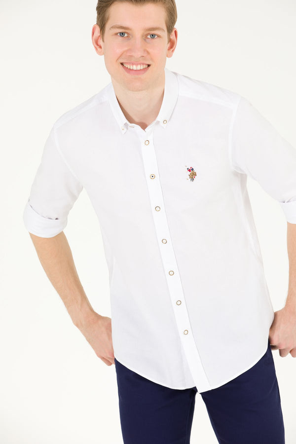 U.S. Polo Assn. Minimalist Erkek Uzun Kol Gömlek - Günlük & İş