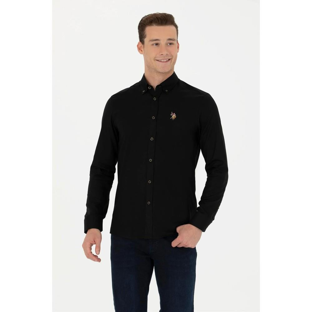 U.S. Polo Assn. Erkek Minimalist Uzun Kol Gömlek - Regular Fit