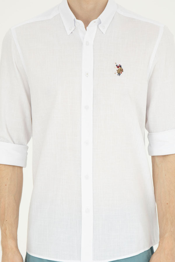 U.S. Polo Assn. Minimalist Erkek Gömlek - Uzun Kol - Günlük & İş