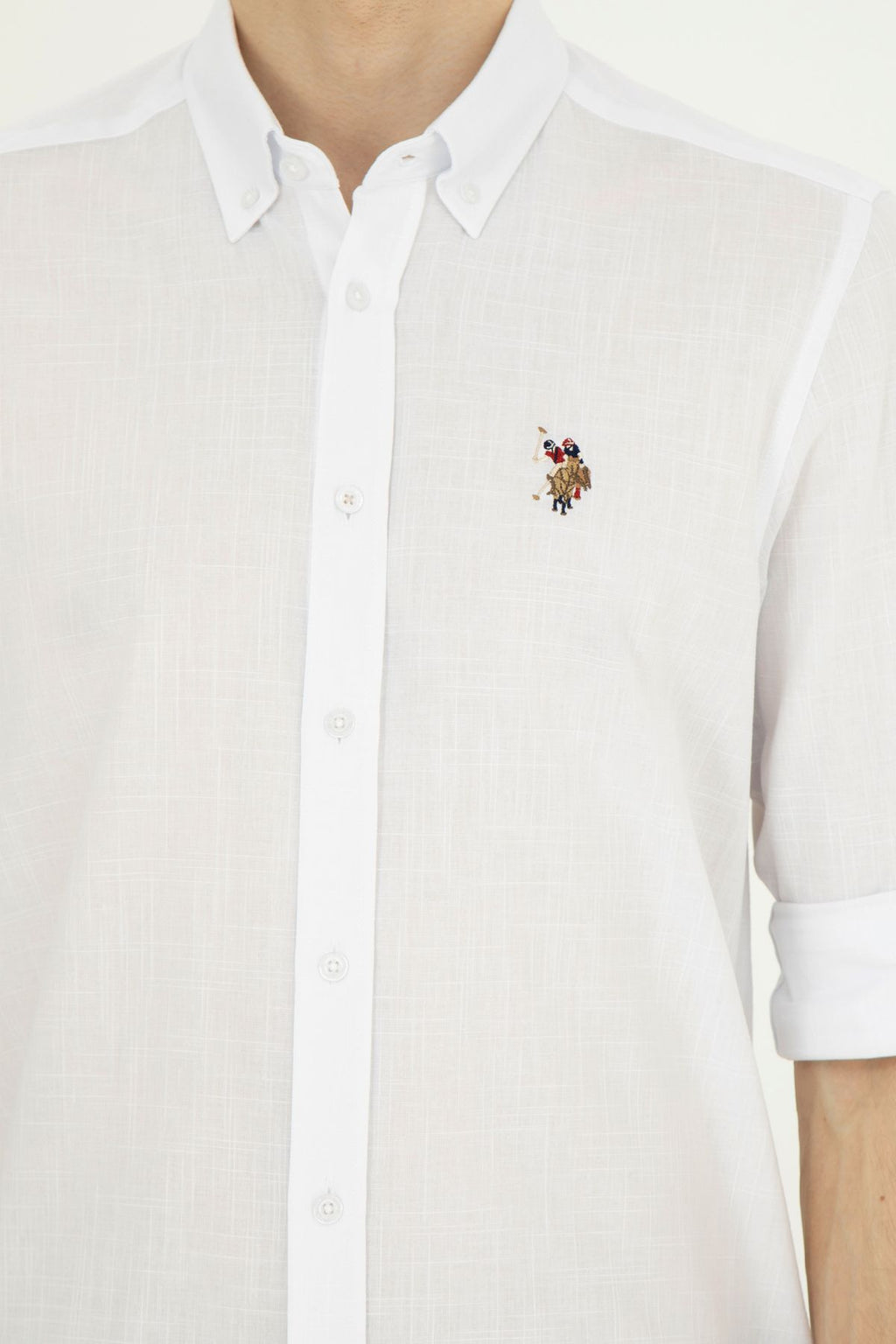 U.S. Polo Assn. Minimalist Erkek Gömlek - Uzun Kol - Günlük & İş