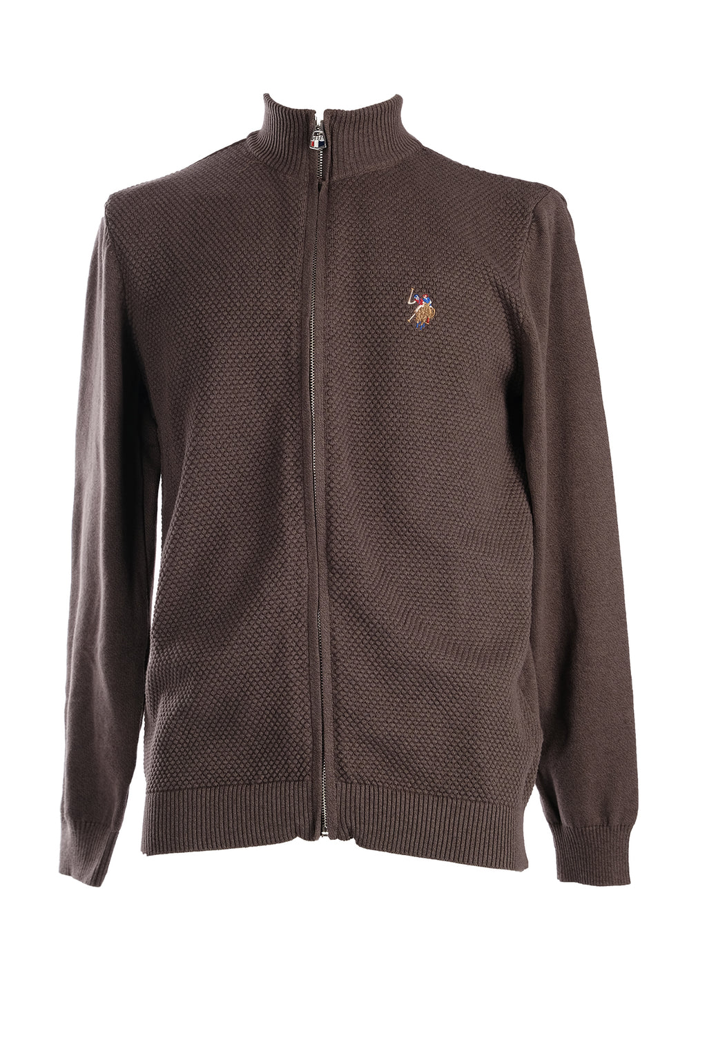 U.S. Polo Assn. Erkek Minimalist Fermuarlı Hırka - Günlük Şıklık