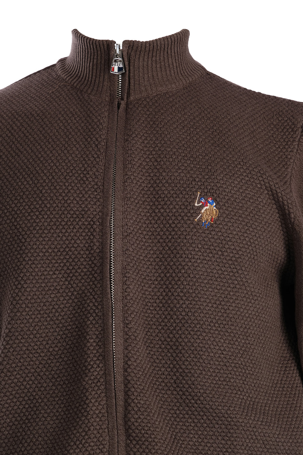 U.S. Polo Assn. Erkek Minimalist Fermuarlı Hırka - Günlük Şıklık