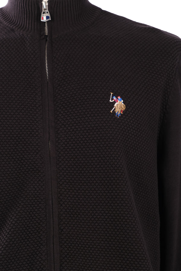 U.S. Polo Assn. Erkek Minimalist Fermuarlı Hırka - Günlük Şıklık