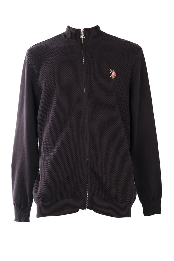 U.S. Polo Assn. Erkek Minimalist Fermuarlı Hırka - Günlük Şıklık