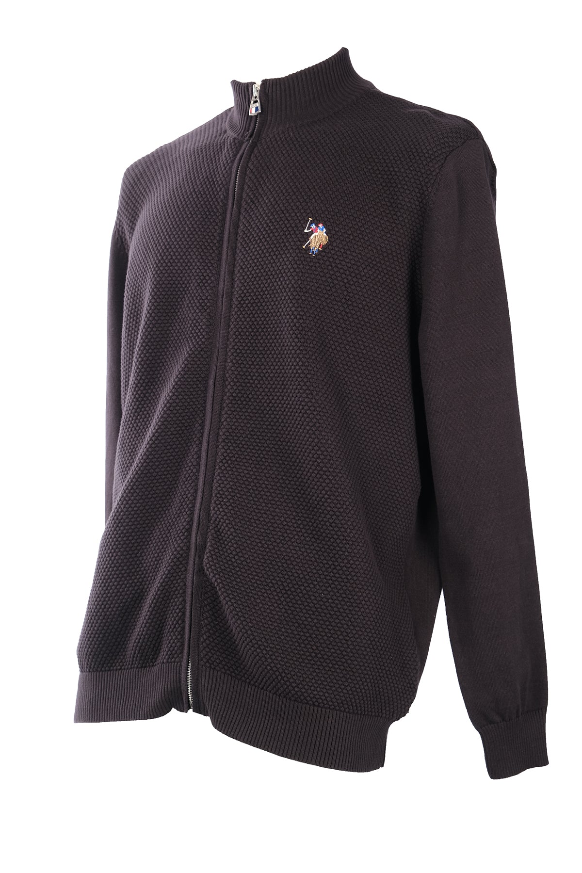 U.S. Polo Assn. Erkek Minimalist Fermuarlı Hırka - Günlük Şıklık
