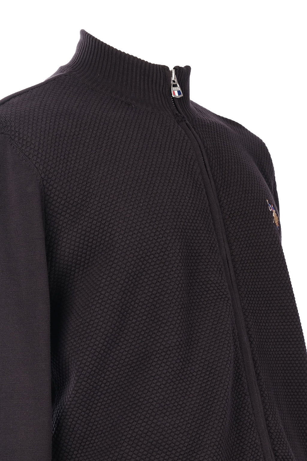 U.S. Polo Assn. Erkek Minimalist Fermuarlı Hırka - Günlük Şıklık