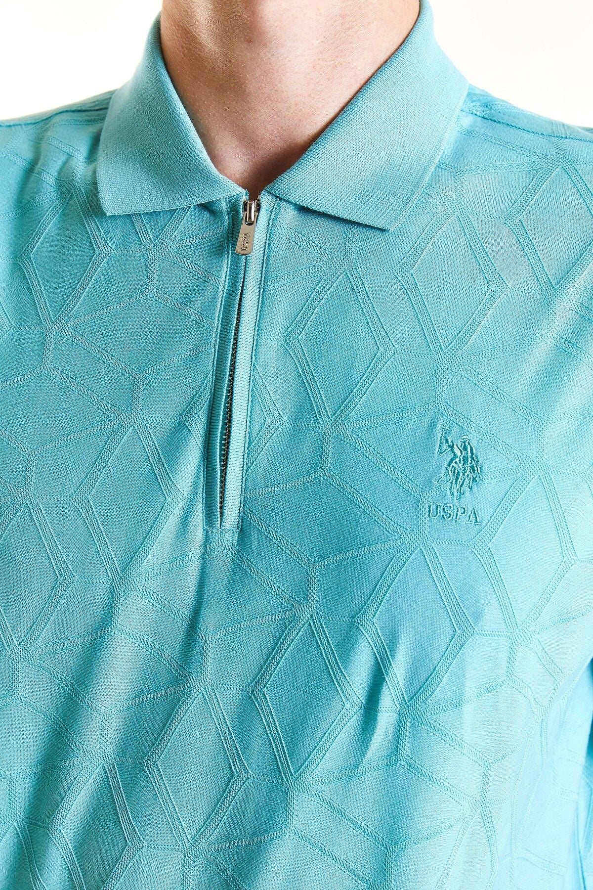 U.S. Polo Assn. Erkek Kısa Kol Polo Yaka T-Shirt - Minimalist