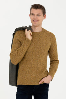 U.S. Polo Assn. Erkek Minimalist Örgü Kazak - Günlük Stil