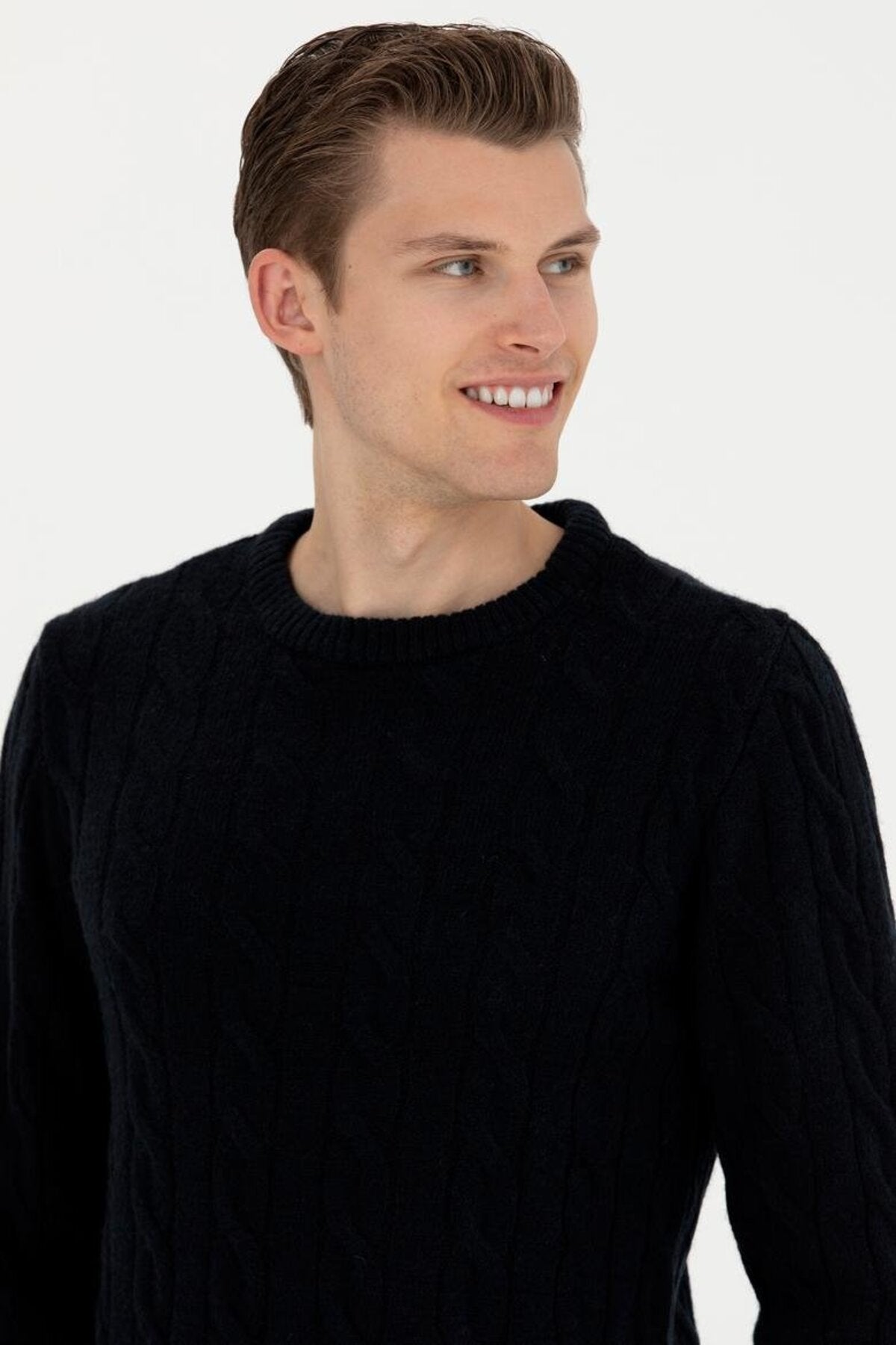 U.S. Polo Assn. Erkek Minimalist Örgü Kazak - Günlük Stil