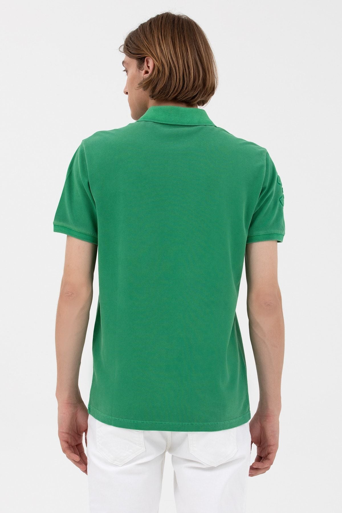 U.S. Polo Assn. Erkek Minimalist Polo Yaka Kısa Kol T-Shirt - Günlük Stil Main image