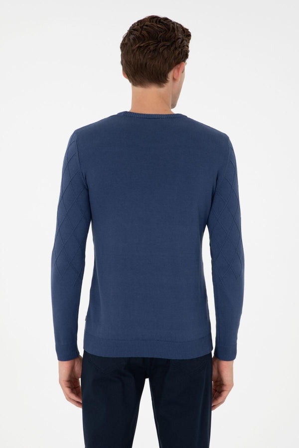 U.S. Polo Assn. Erkek Minimalist Uzun Kol Kazak - Günlük Şıklık