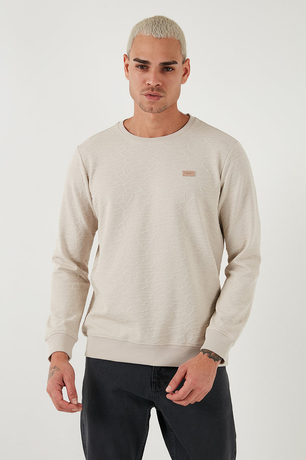 U.S. Polo Assn. Erkek Minimalist Uzun Kol Sweatshirt - Günlük Tarz