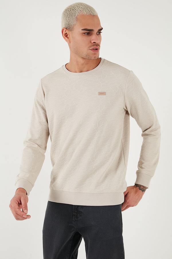 U.S. Polo Assn. Erkek Minimalist Uzun Kol Sweatshirt - Günlük Tarz