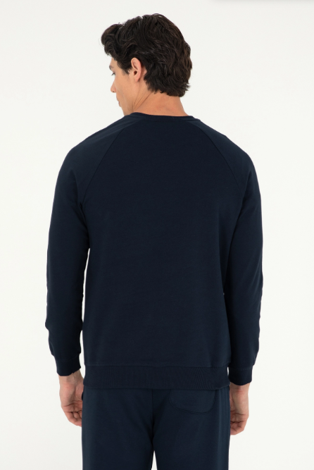 U.S. Polo Assn. Erkek Minimalist Sweatshirt - Uzun Kol Regular Fit Secondary image