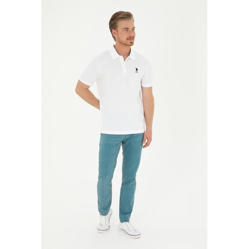 U.S. Polo Assn. Minimalist Polo Yaka Kısa Kol Erkek T-Shirt - Günlük Stil Secondary image