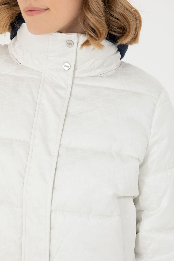U.S. Polo Assn. Oversize Kapüşonlu Kadın Kışlık Mont