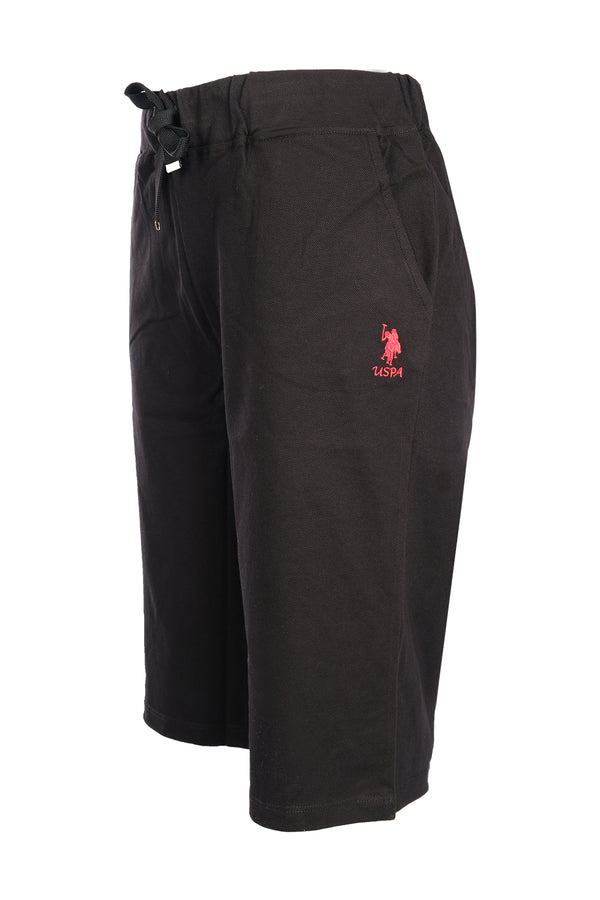 U.S. Polo Assn. Kadın Minimalist Pamuklu Midi Şort - Rahat ve Şık