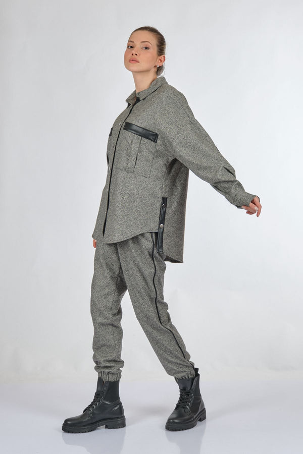 Unique Mode Oversize Kadın Gömlek - Minimalist Günlük Stil