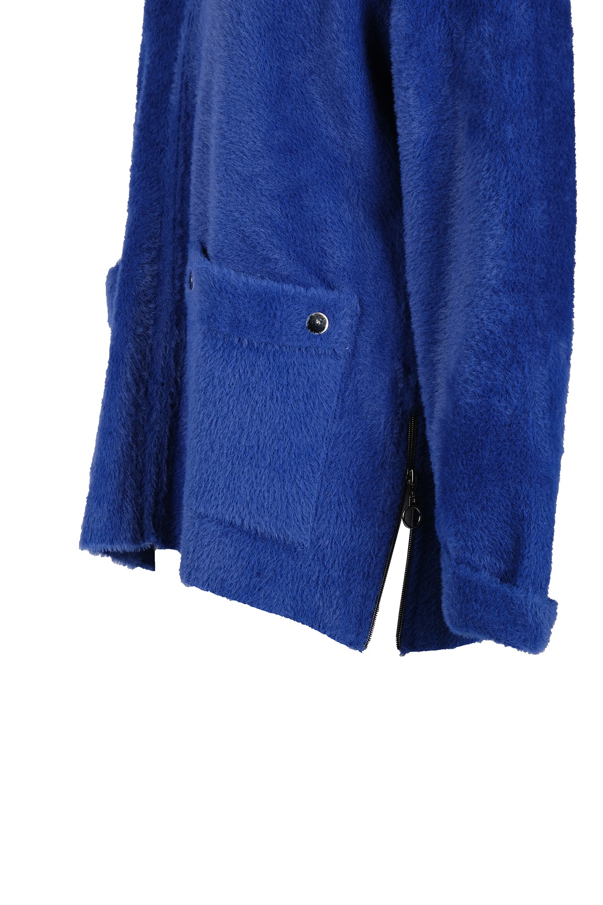 Vedi-bb Oversize Peluş Kapüşonlu Kadın Ceket - Rahat ve Şık