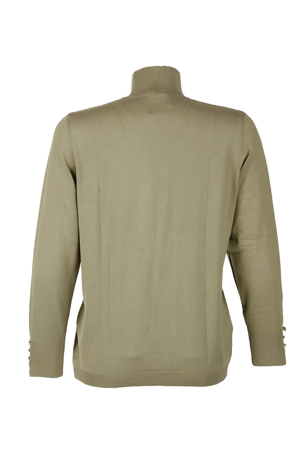 Vedi-bb Kadın Oversize Boğazlı Uzun Kol Kazak - Minimalist