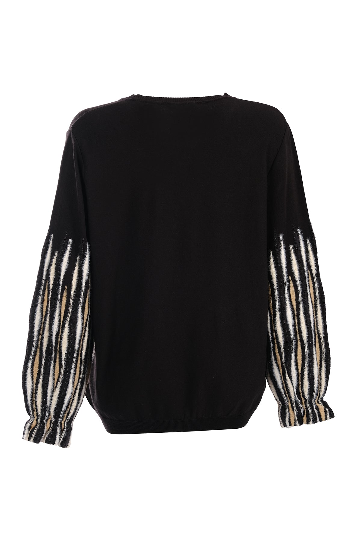 Vedi-bb Oversize V Yaka Uzun Kol Kadın Kazak - Minimalist Tarz