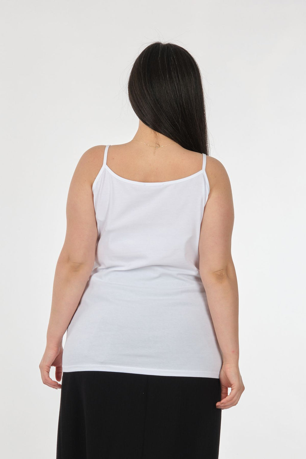Vedi-bb Oversize Straplez T-Shirt Kadın - Minimalist Günlük