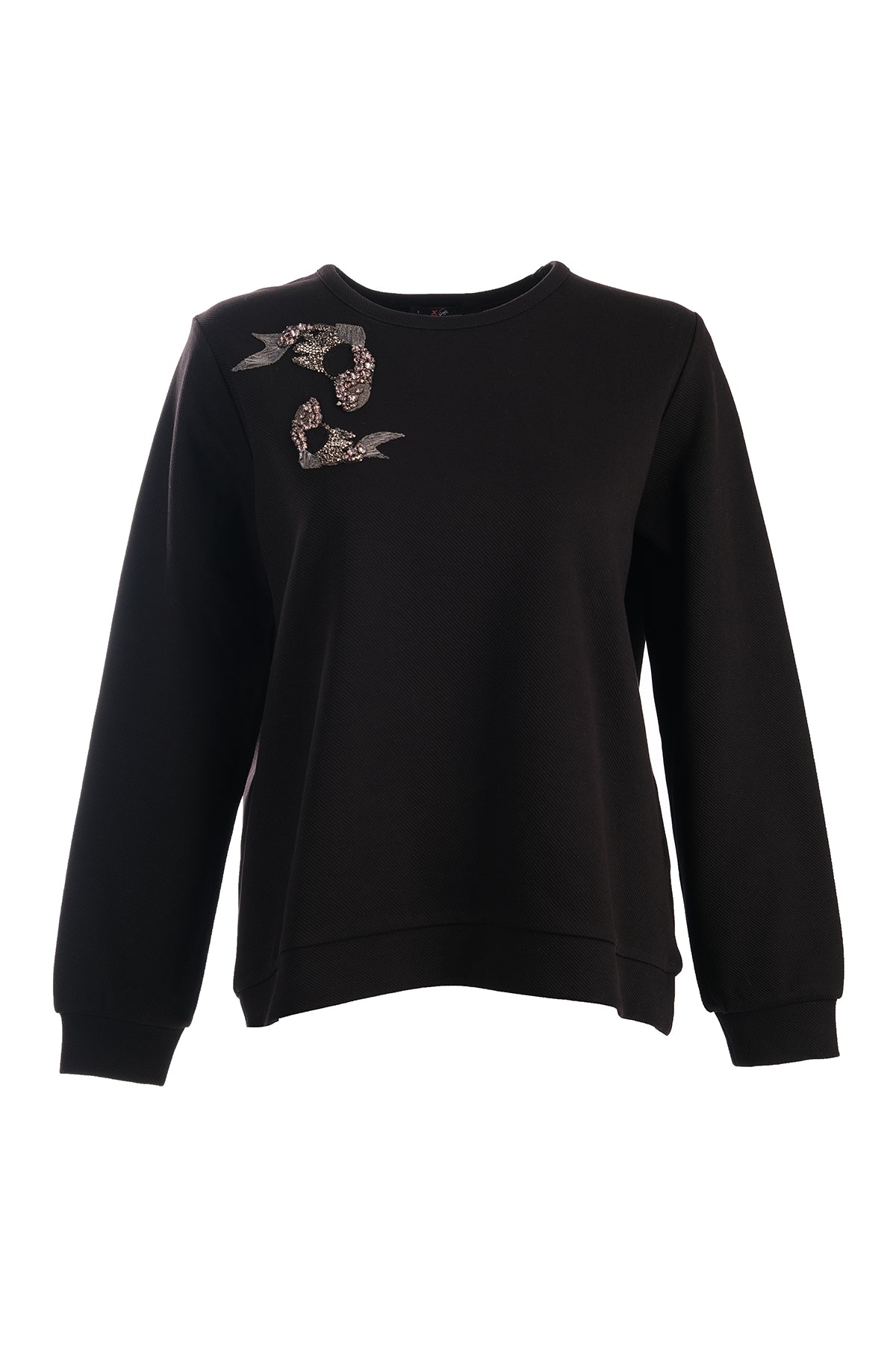 Vedi-bb Kadın Oversize Minimalist Sweatshirt - Günlük Kullanım Main image