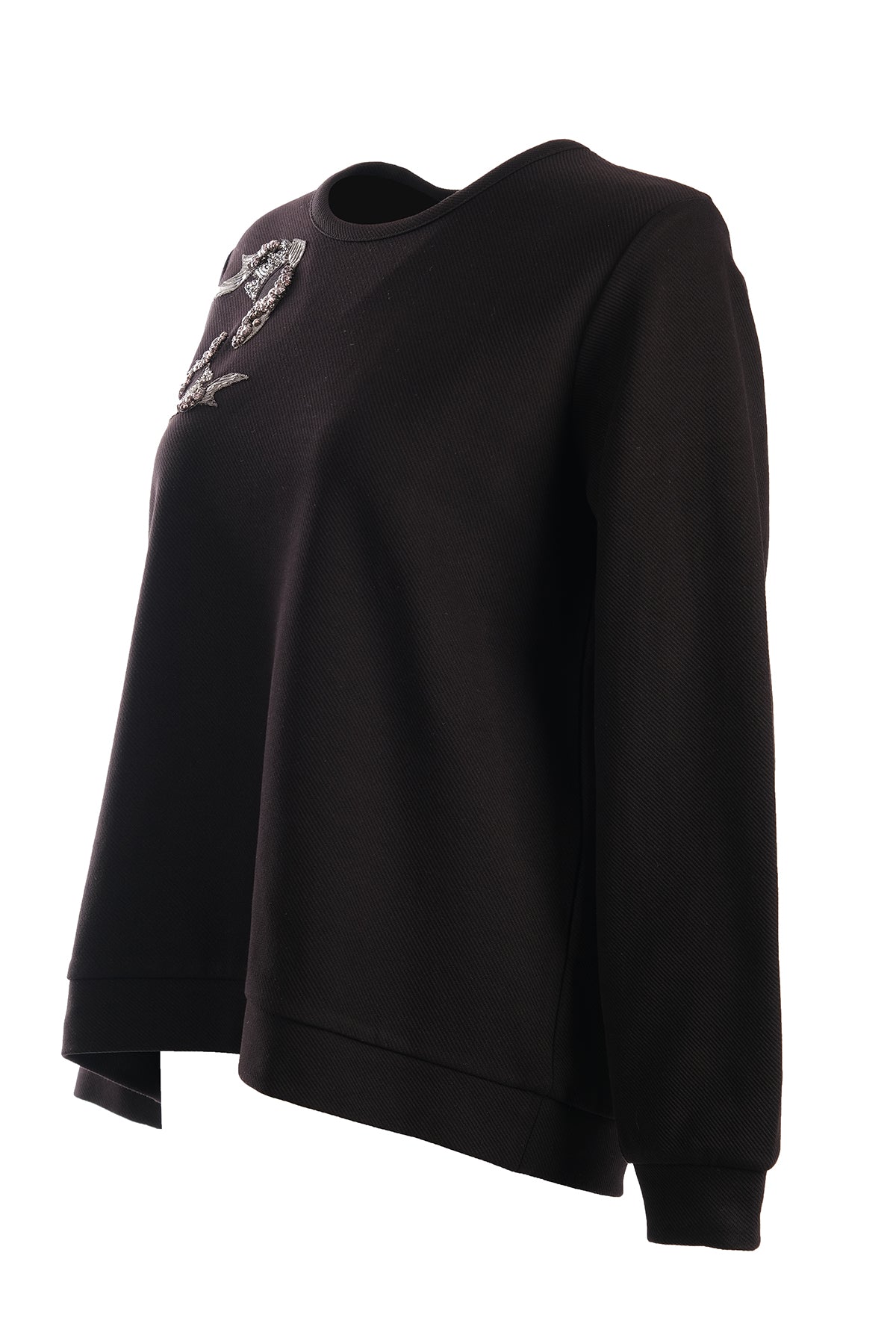 Vedi-bb Kadın Oversize Minimalist Sweatshirt - Günlük Kullanım