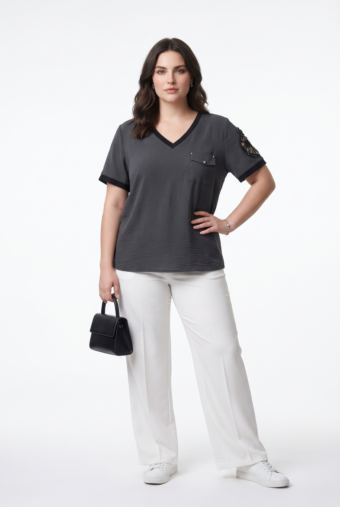 Vedi-bb Kadın T-Shirt 26XY7008 Secondary image