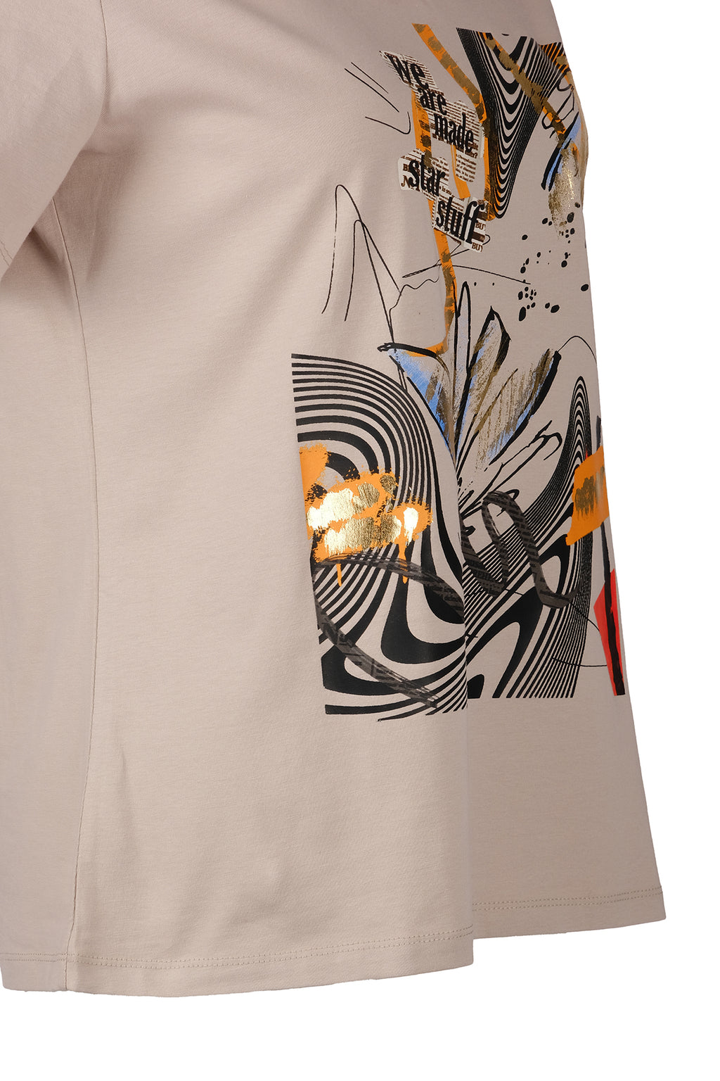 Vedi-bb Minimalist Oversize V Yaka Kısa Kol Kadın T-Shirt - Günlük Kullanım