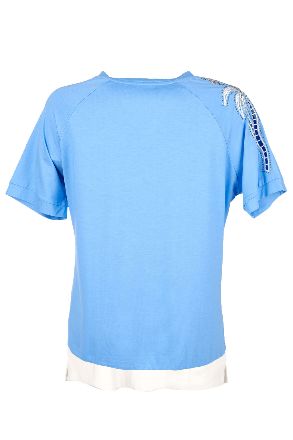 Vedi-bb Oversize V Yaka Kısa Kol Kadın T-Shirt - Minimalist Tarz