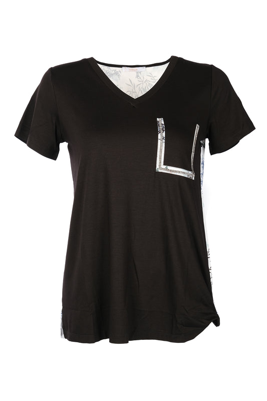 Vedi Minimalist V-Neck Short-Sleeve Women's Blouse - Everyday Chic