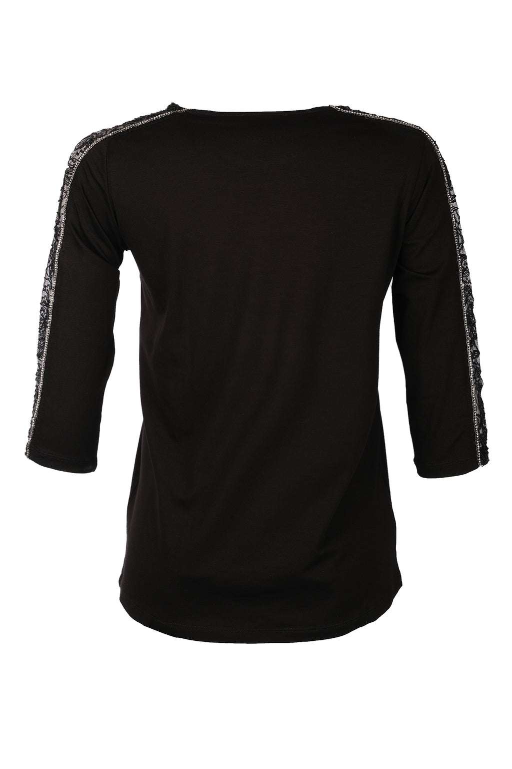 Vedi Minimalist 3/4 Kol Yuvarlak Yaka Kadın Bluz - Şık ve Rahat