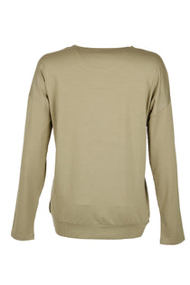 Vedi Oversize Uzun Kol Minimalist Kadın Bluz - VD4102
