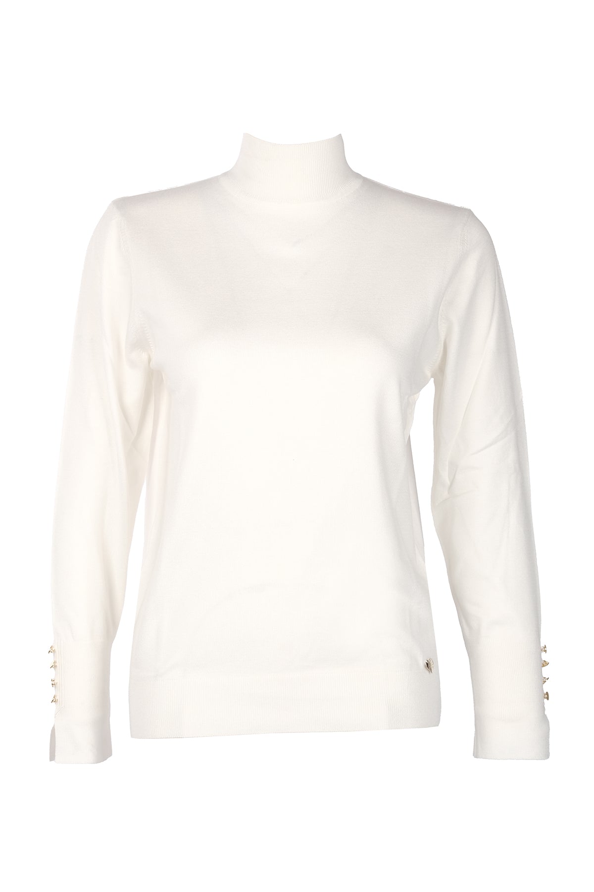 Vedi Minimalist Boğazlı Uzun Kol Kadın Kazak - Modern & Şık Main image