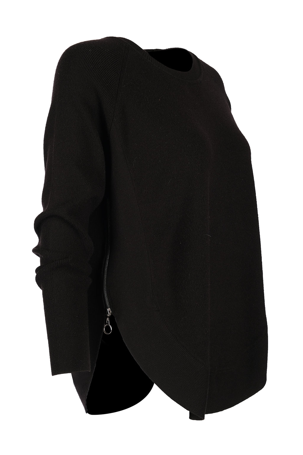 Vedi Oversize Yuvarlak Yaka Uzun Kol Minimalist Kadın Kazak
