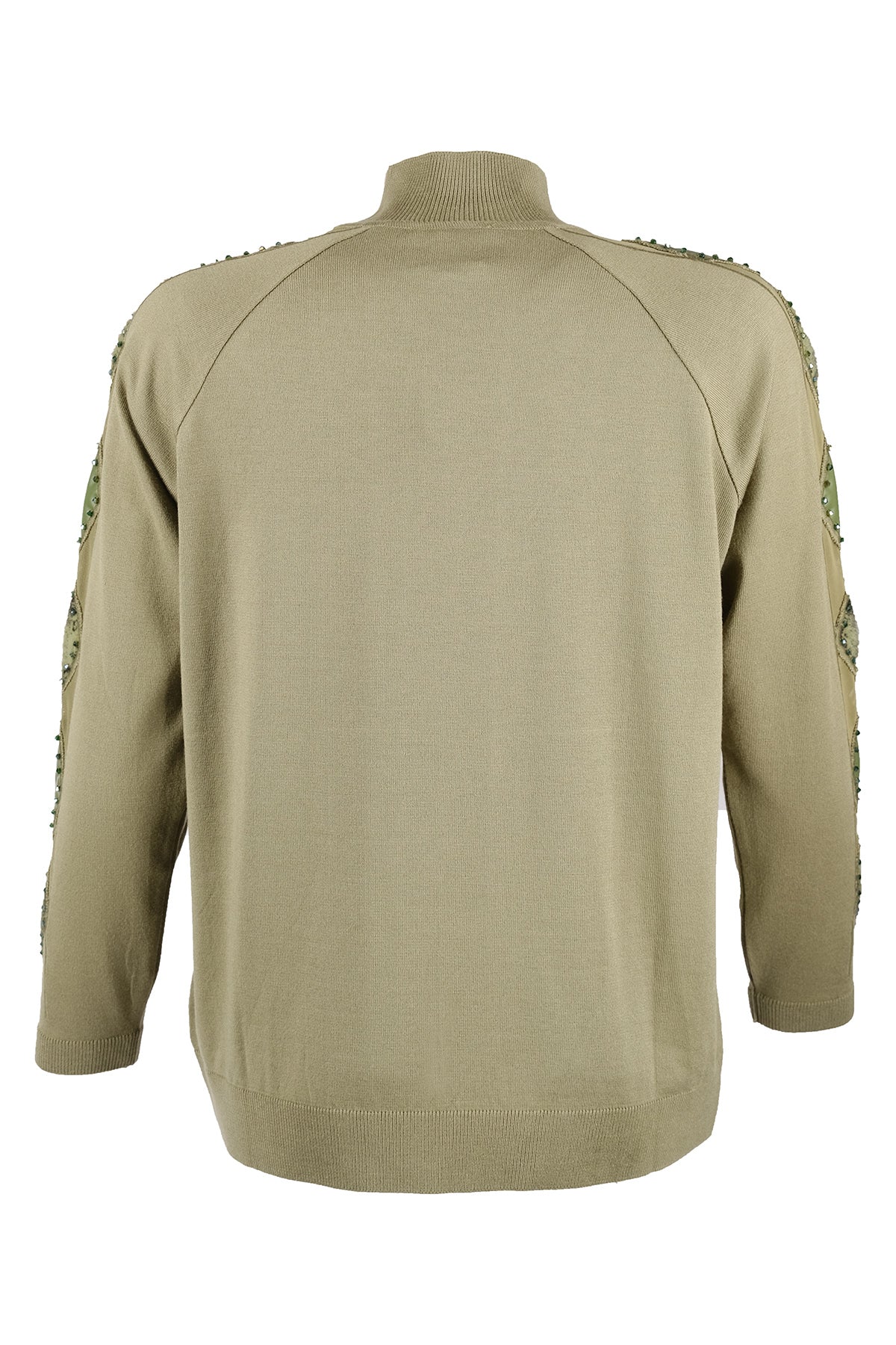 Vedi Minimalist Oversize Boğazlı Uzun Kol Kadın Kazak