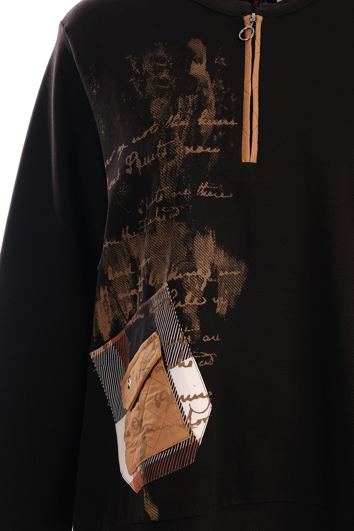 Vedi Oversize Uzun Kol Kadın Sweatshirt - Minimalist Günlük Secondary image