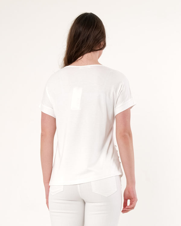 Vedi Minimalist Oversize Kısa Kol T-Shirt - Günlük Şıklık
