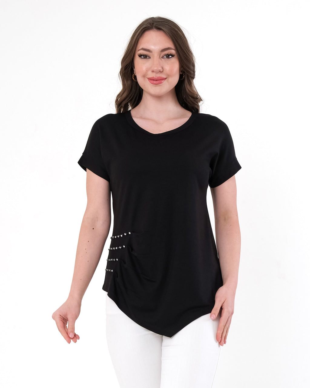 Vedi Minimalist Oversize Kısa Kol T-Shirt - Günlük Şıklık