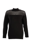 Vedi Minimalist Turtleneck Oversize Women's Knitwear - Everyday Use