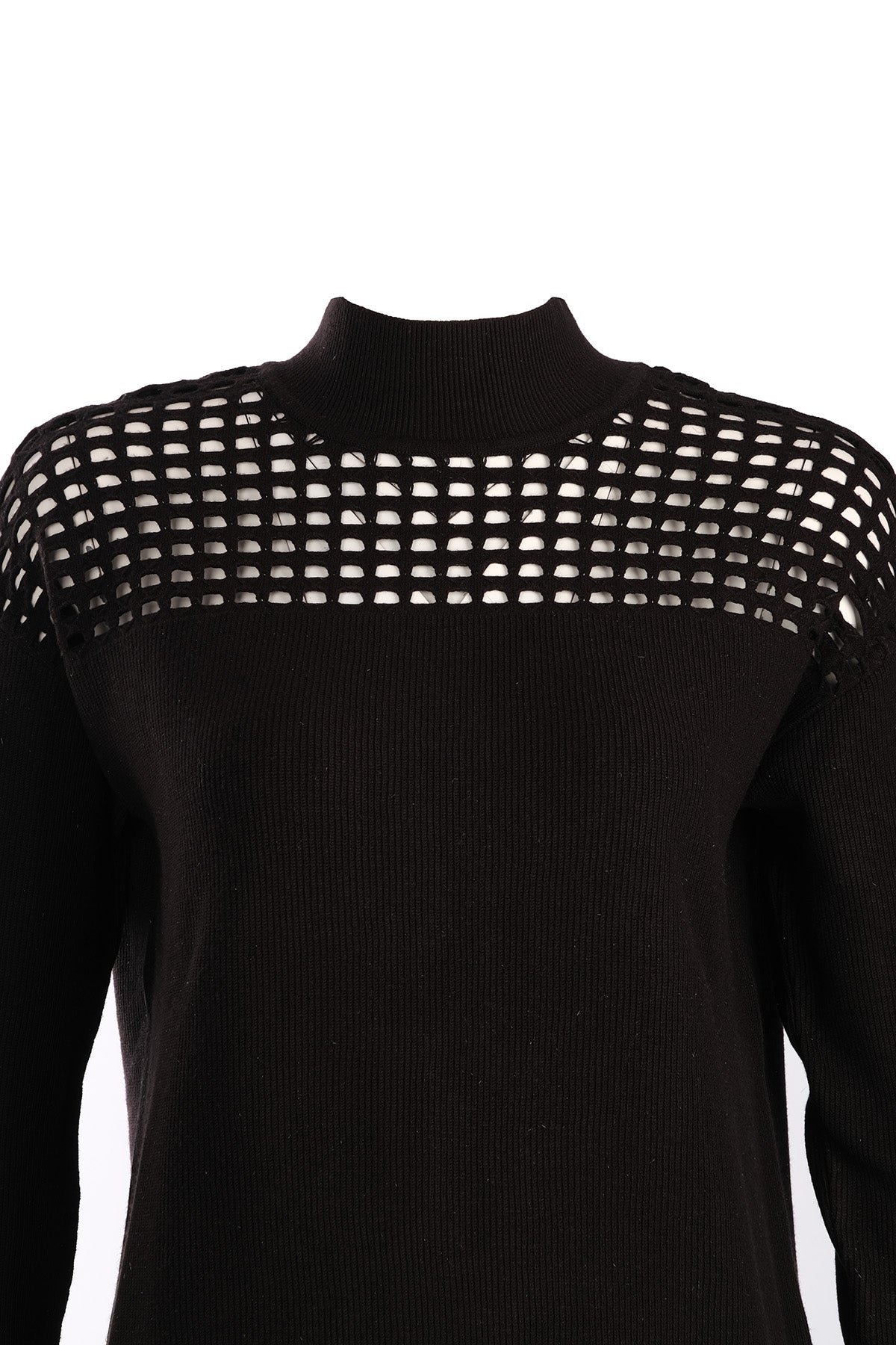 Vedi Minimalist Boğazlı Oversize Kadın Triko - Günlük Kullanım Secondary image