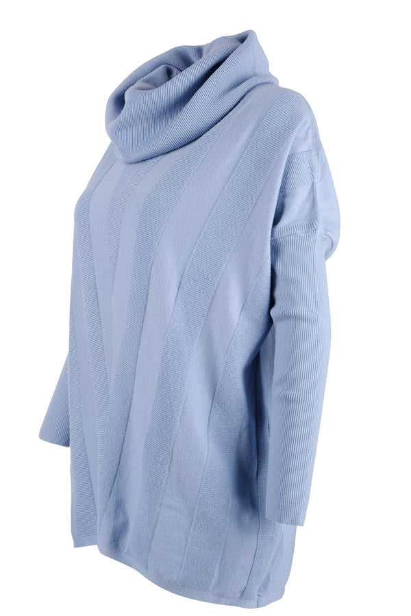 Vedi Oversize Boğazlı Midi Kadın Tunik - Rahat ve Şık Kışlık