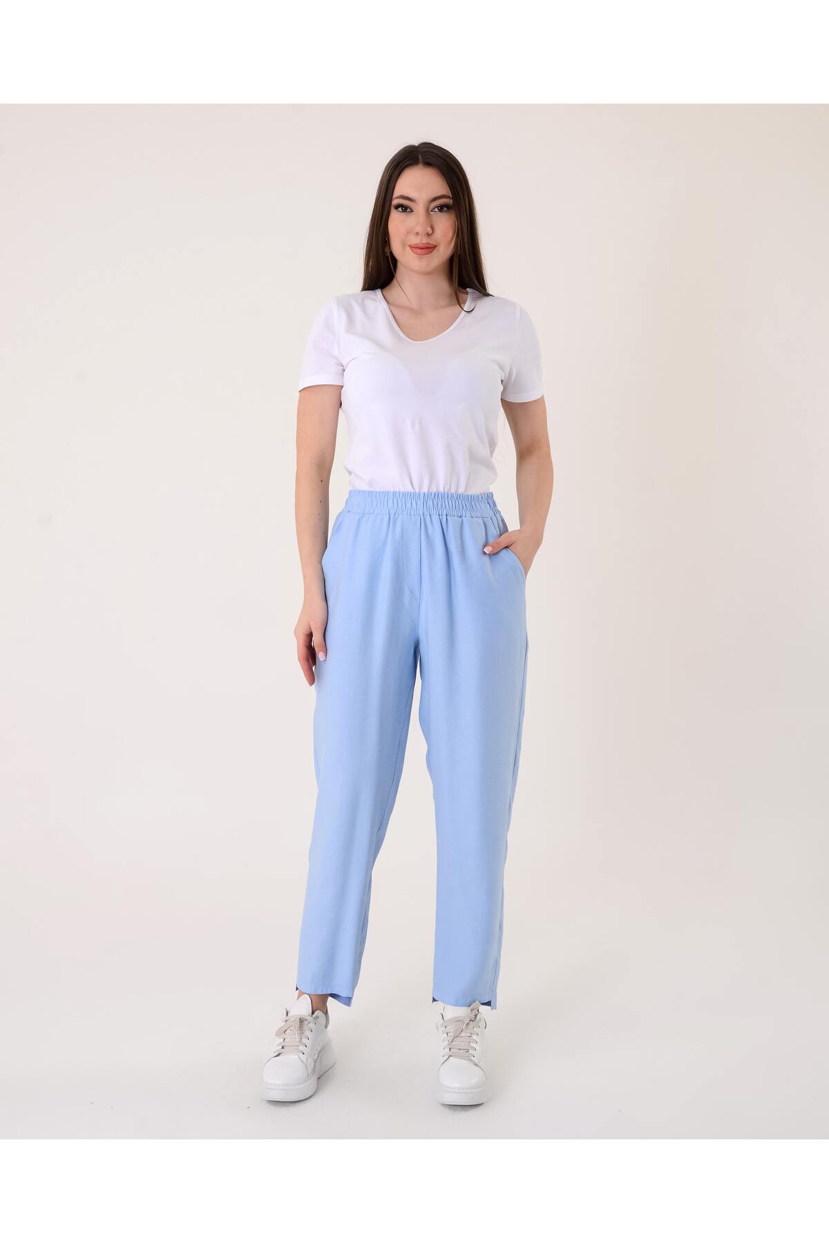Vedi Minimalist Crop Pantolon - Günlük Kullanım için Rahat ve Şık Secondary image